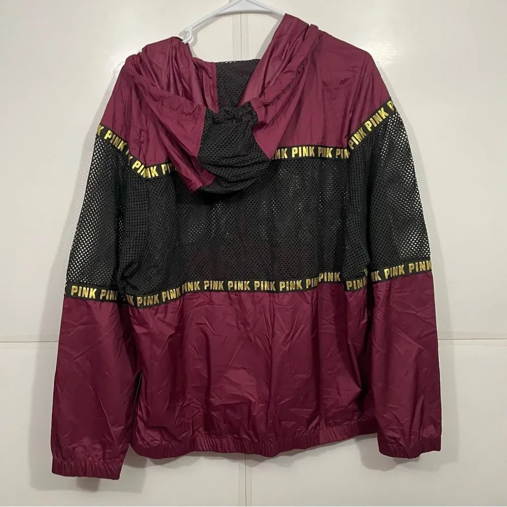 NWT Victoria’s Secret PINK Mesh Windbreaker Jacket - Picture 2 of 4